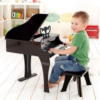 PIANO INFANTIL DE JUGUETE NEGRO