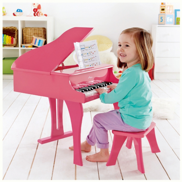 Piano infantil de juguete rosa - Mimitos Home