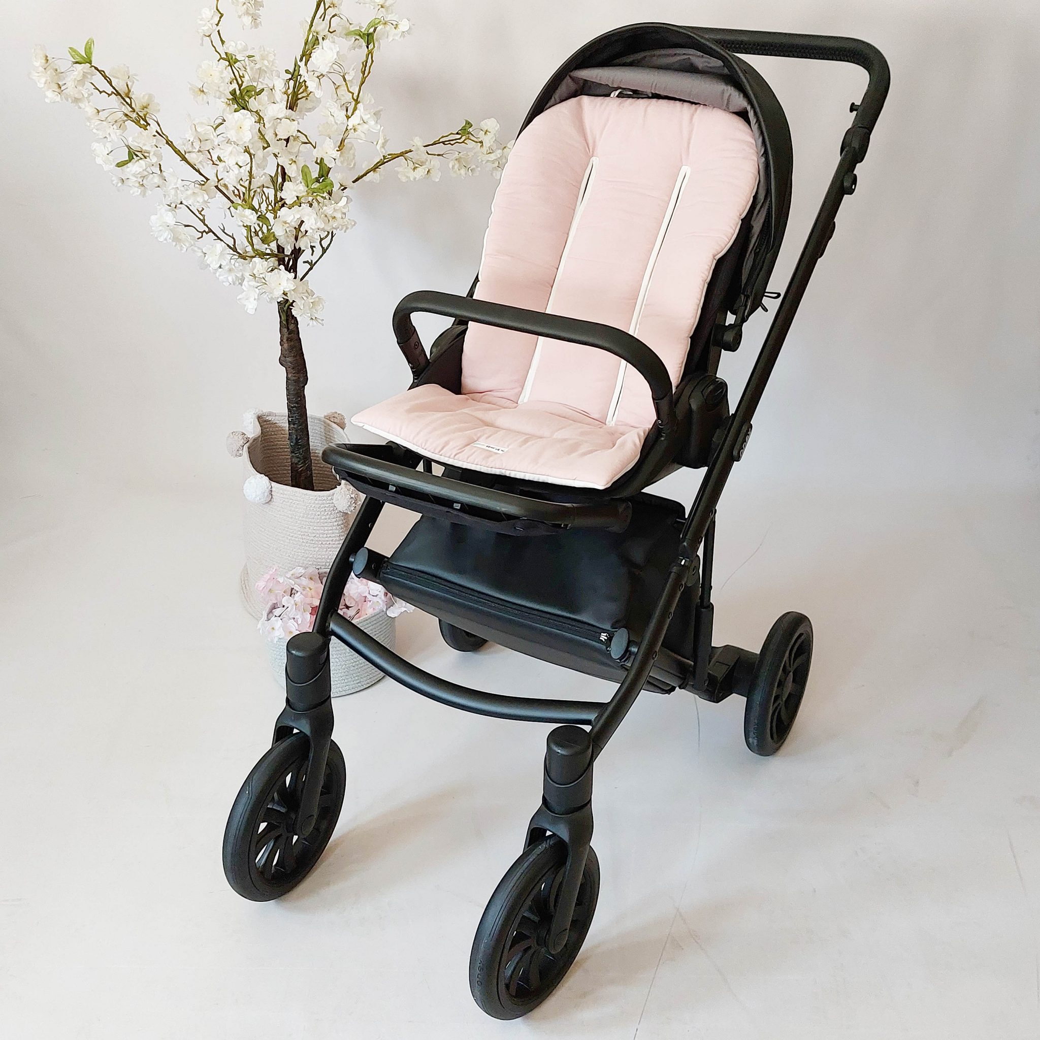 Colchoneta para silla de paseo universal rosa