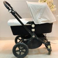 CAPOTA BUGABOO CAMALEON PIQUE GRIS ESTRELLAS BLANCAS