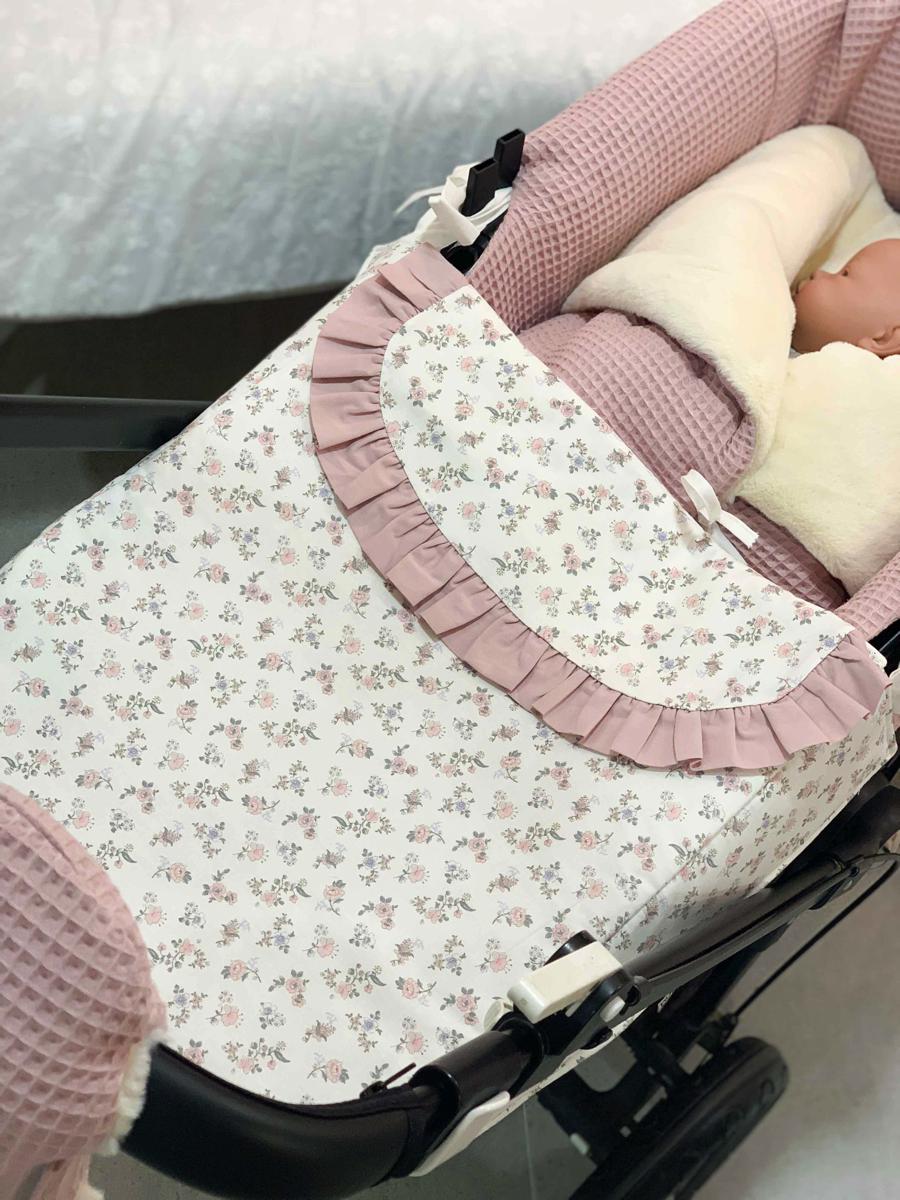 Funda para hamaca babybjorn tela flores Vintage - Mimitos Home