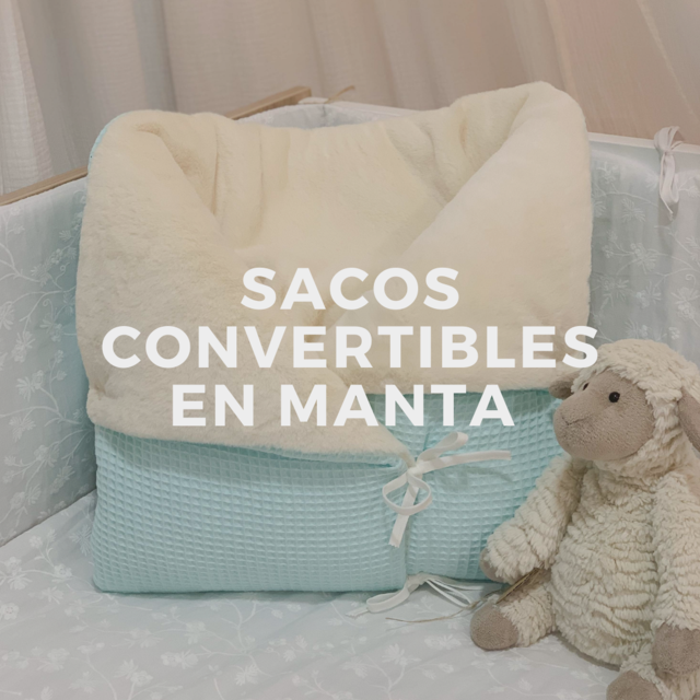 SACOS CONVERTIBLES EN MANTA ENVIO 24-48 HORAS