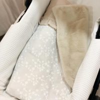 colcha carrito tela seda y pelo vison 2