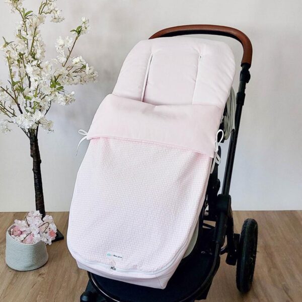 saco de silla pqie rosa y vichy rosa pequeño