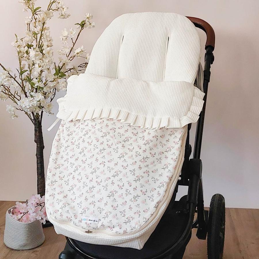 saco capazo con colcha bebe silla paseo funda bolso panera