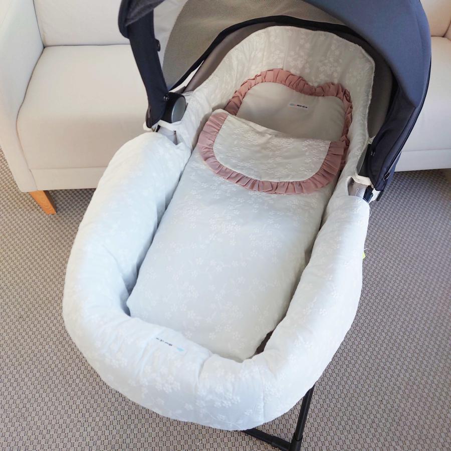 Sabanas para carrito bambula beige - Mimitos Home