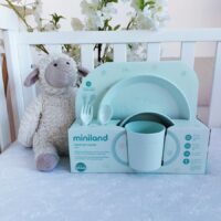 Vajilla infantil redonda meal set mint