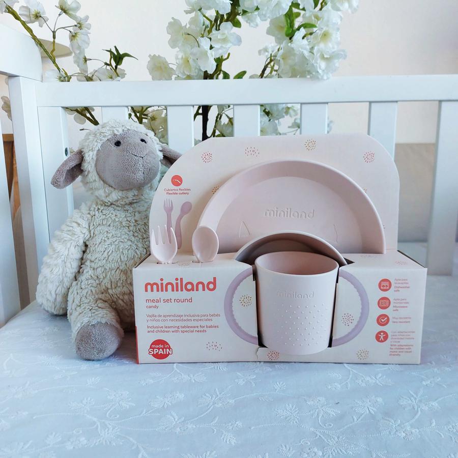 Vajilla infantil redonda meal set candy - Mimitos Home