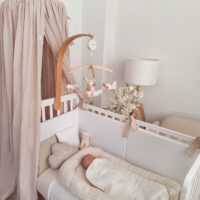 Dosel de techo tela bambula beige